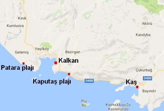Kalkan Nerede