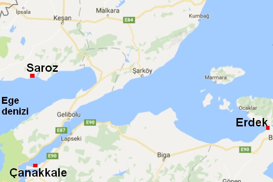Saroz Nerede