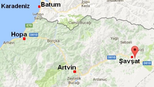 Savsat Nerede