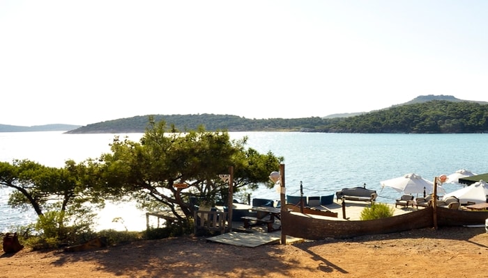Ayvalık kamp yeri çadır tatili