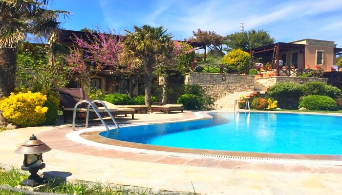 Bacchus butik otel Bozcaada doğa içi tatil