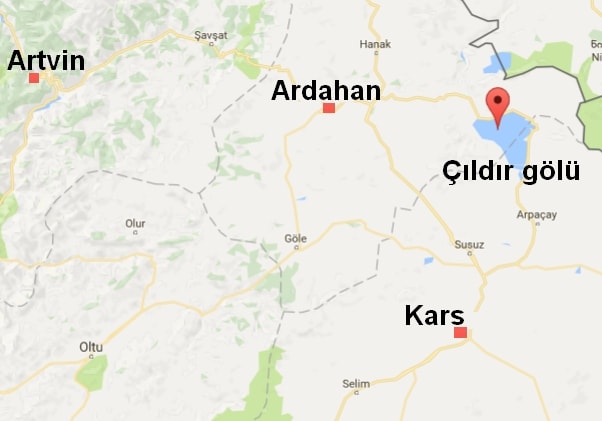 Çıldır Gölü Nerede