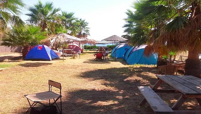 Marmaris Ekincik çadır kamp yeri