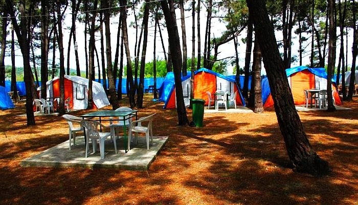 Erikli kamp yeri çadır Saroz körfezi tatil yerleri