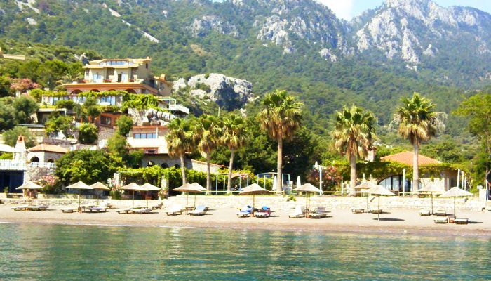 Butik oteller Marmaris Kumlubük Florya sahil