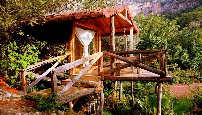 Natural Life Kamp Kabak koyu tatil yeri ağaçevler 