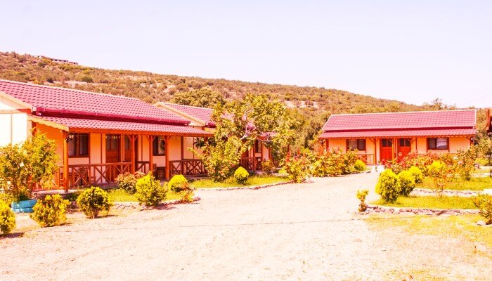 Sakin tatil Assos deniz kenarı Kabile