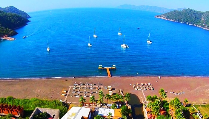Sakin tatil yeri ekincik koyu