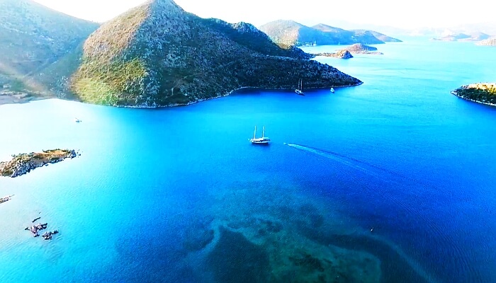 Sakin tatil yerleri Bozburun