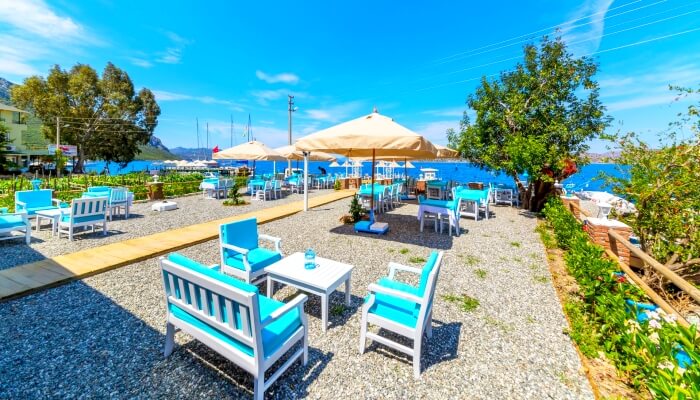 Marmaris Sögüt Sahili pansiyonlar tatil yerleri