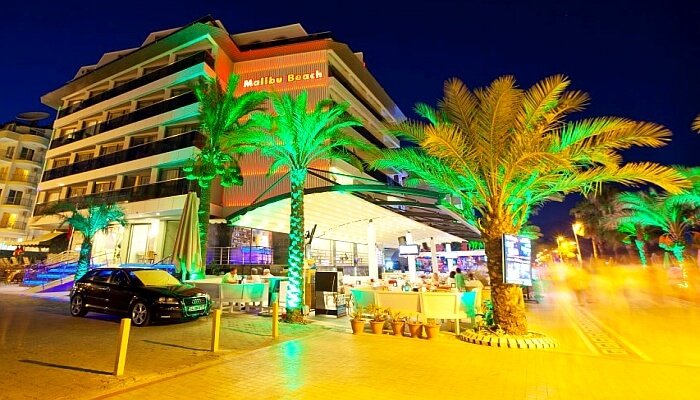 Malibu Beach otel Marmaris sahili tatil yerleri